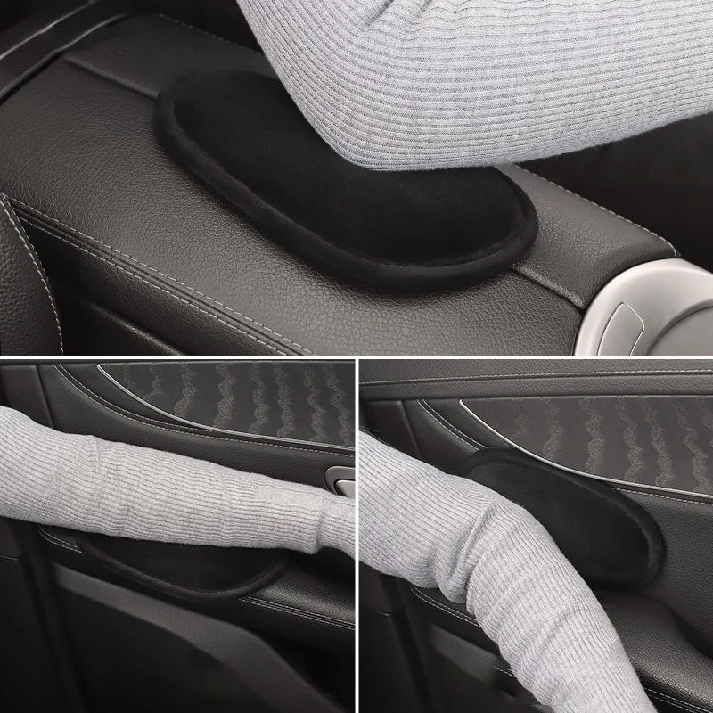 Car Knee Cushion Soft Knee Pad For Car Interior Pillow Comfortable Plush Universal Elbow Thigh Support Car Accessories