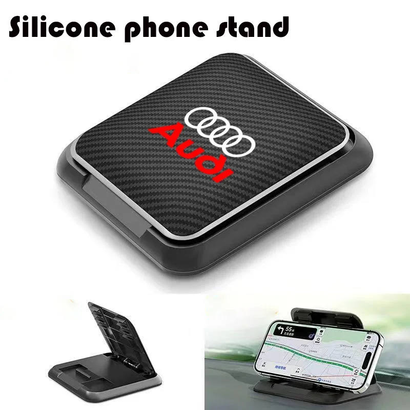 For Audi a3 a4 a5 a6 a7 a8 Q3 Q4 Q5 Q6 Q7 b8 b6 c6 Car Phone Holder GPS Navigation Dashboard Phone Holder Stand Car Accessories