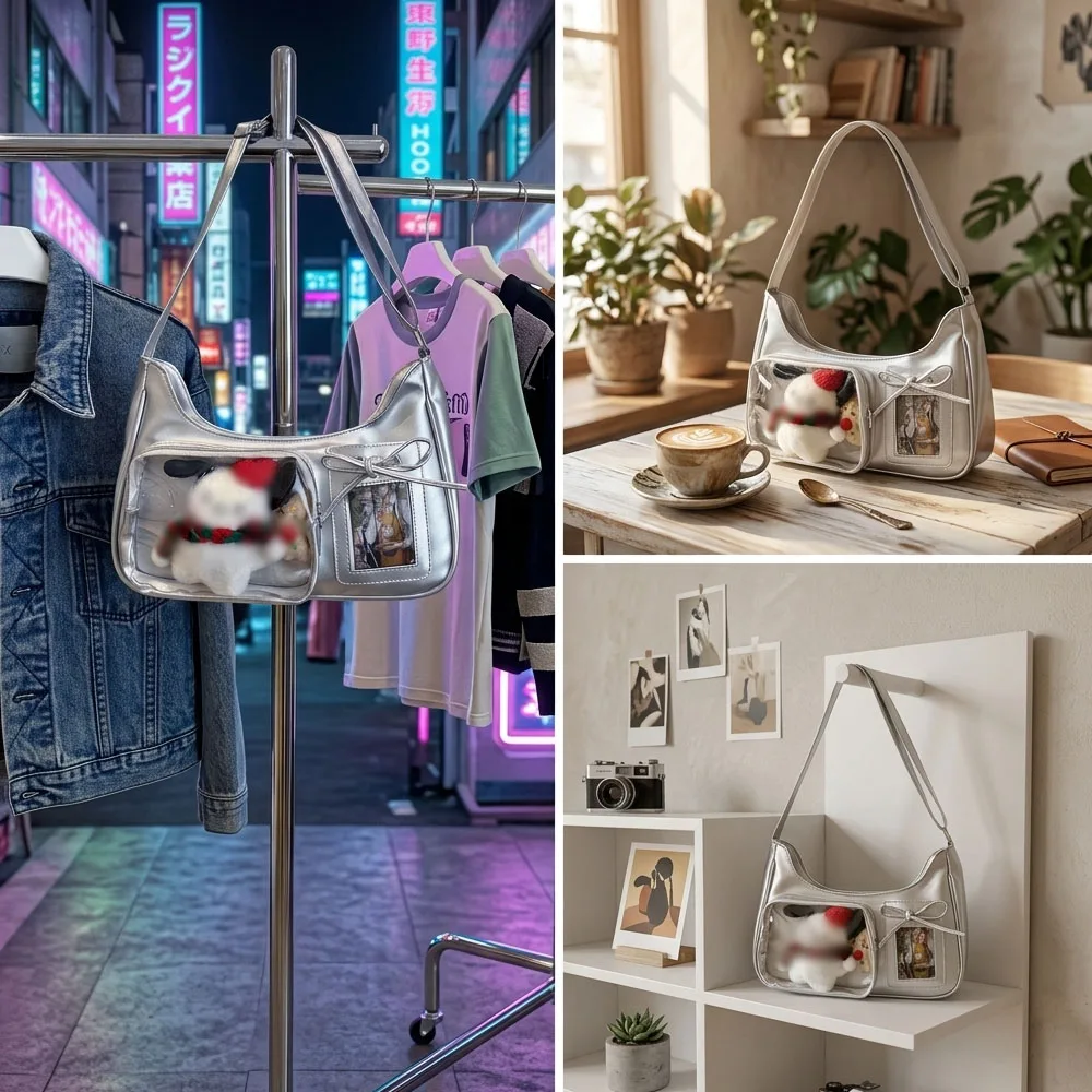 Preppy Purse Unique Japanese Designer Handbag Ita Bag Charming Shoulder Bag For School Travel K-Pop Enthusiasts