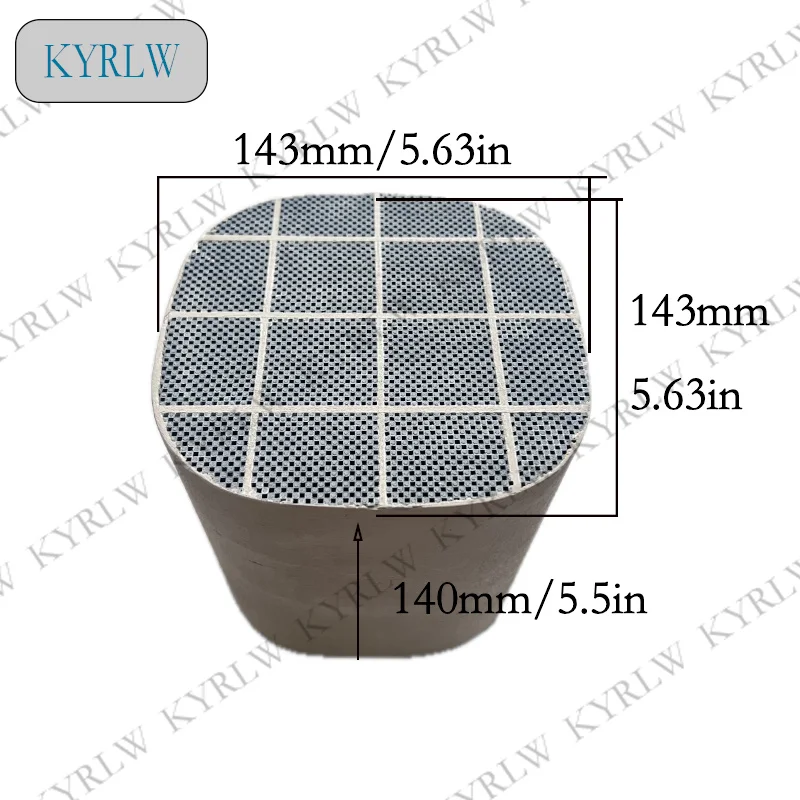 143*143*140mm SIC DPF Diesel Particulate Filter for Exhaust Emission Control High-Quality SIC Material for Diesel Engine Systems