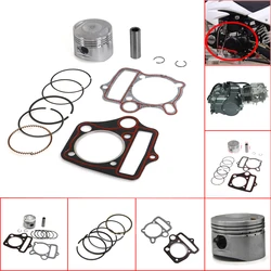 Lifan 125cc engine parts dirt bike pit bike Piston-Kit-Rings-Pin-Cylinder-Gasket-52-4MM-14MM-LF125