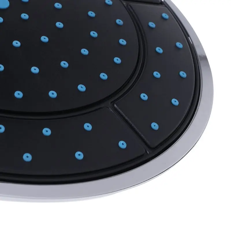 Round Bathroom Top Shower for Head Straight Screw Rainfall Showering Drosphip