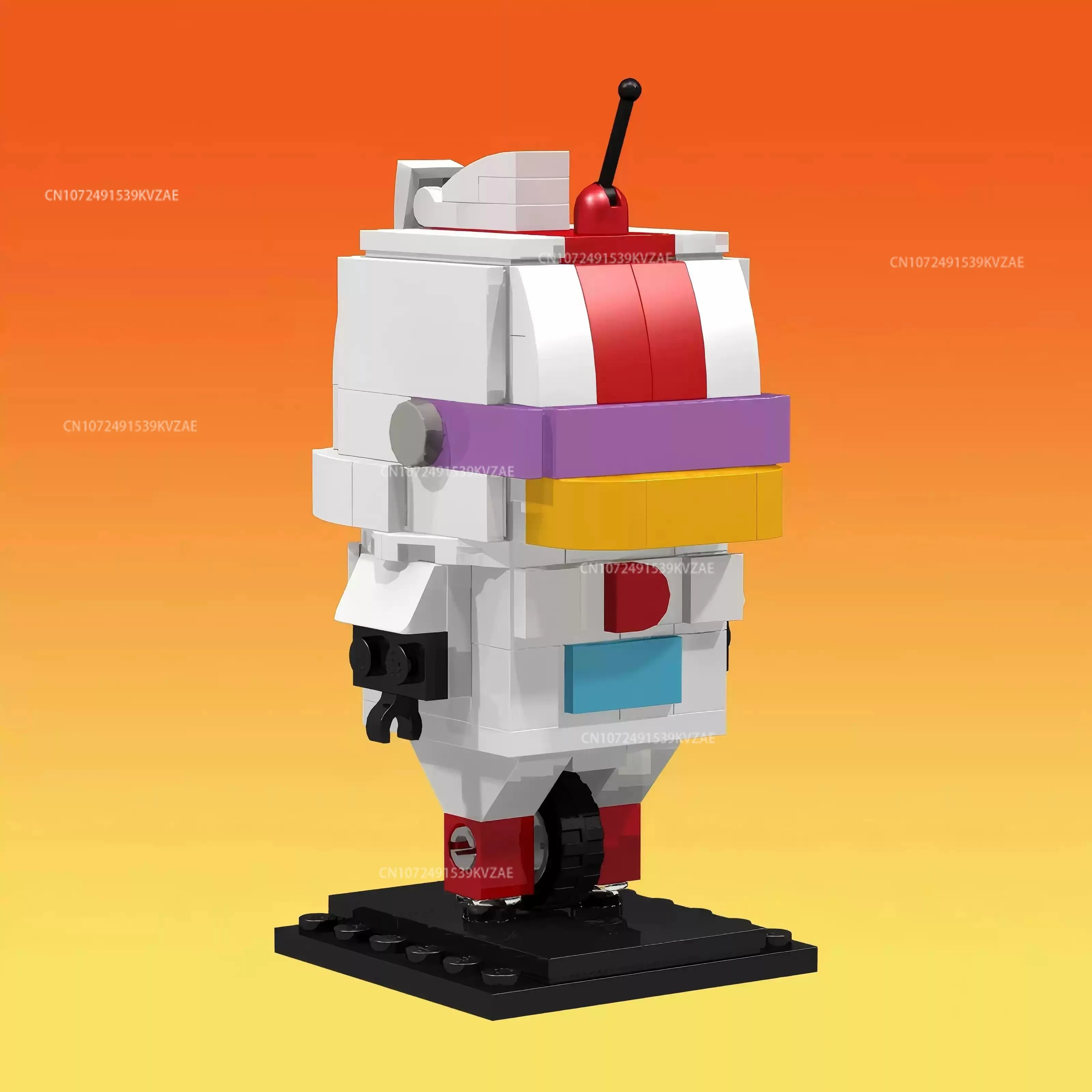 MOC – figurines de dessin animé de film classique, ensemble de canards, blocs de construction, personnage d'anime, jouet coloré, cadeau