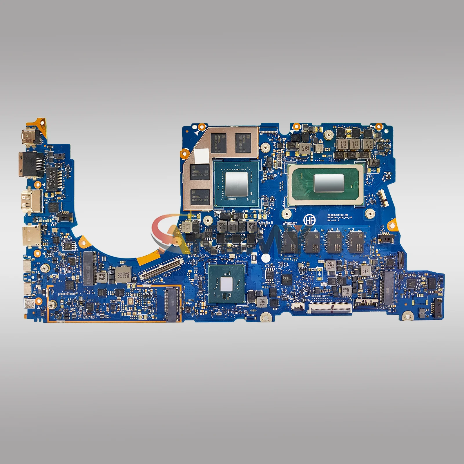 เมนบอร์ดแล็ปท็อป K6502HC สำหรับ ASUS TUF Gaming K6502H K6502HE K6502HC เมนบอร์ดพร้อมซีพียู Intel Core i3 i5 i7 รุ่นที่ 11 ทดสอบ 100% จัดส่งเร็ว