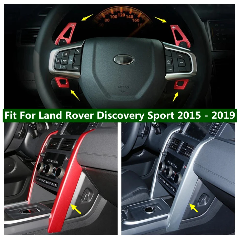 

Steering Wheel Central Control Gear Shift Paddles Strips Cover Trim For Land Rover Discovery Sport 2015 - 2023 Car Accessories