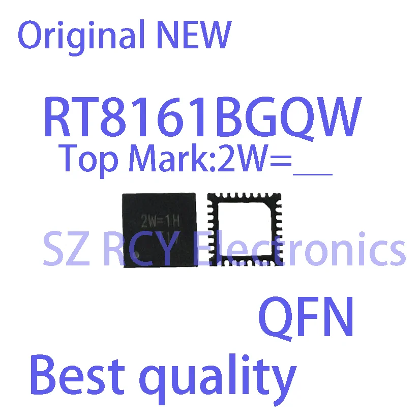 (5 PCS)NEW RT8161BGQW RT8161B Top Mark 2W= XX QFN Chipset