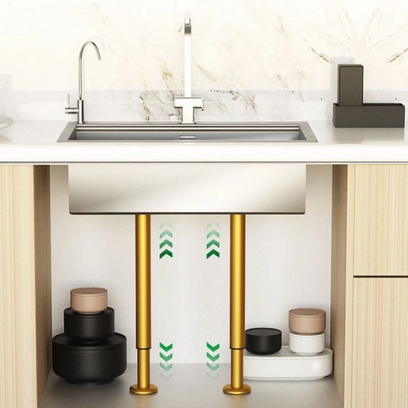 2pcs washbasin support poles, bathroom sink fixed bracket, furniture extendable and adjustable bracket, bracket image 5