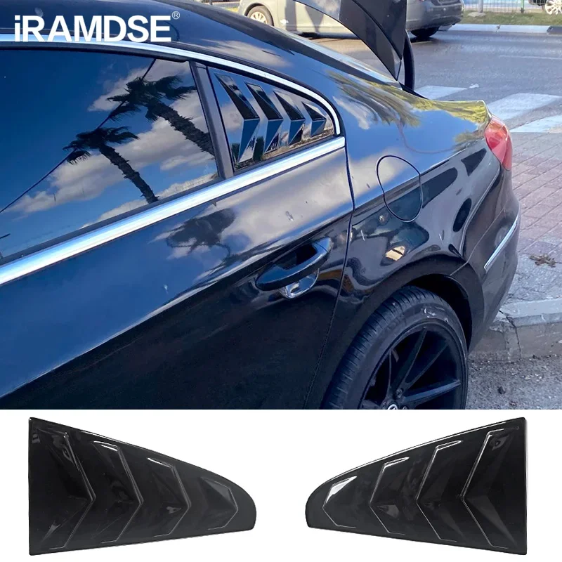 Quarter Side Window Louver Scoop Cover Vent for VOLKSWAGEN Passat CC ARTEON 2009 - 2018 Carbon Spoiler Decorative Accessories