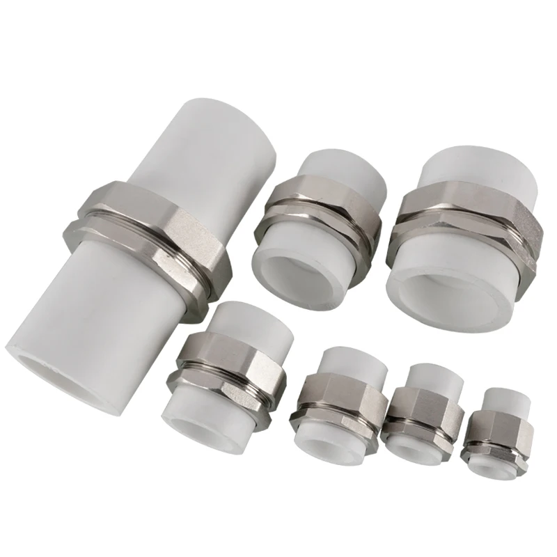 

Pipe fittings PPR pipe double-end copper live joint 1/2 inch 3/4 inch 1 inch 20/25/32/40/50/63/75 water pipe fittings