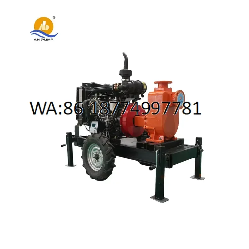 custom Wholesale High Quality ISO Self Priming Sewage Centrifugal Water Pump for Engine
