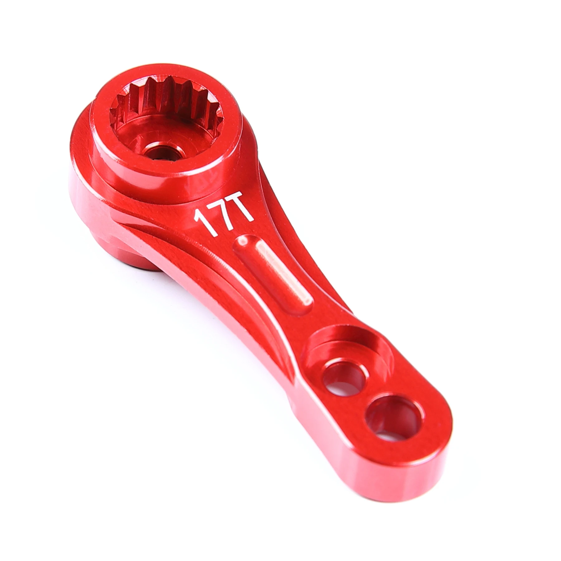 CNC Aluminium Metalen Dubbelzijdig 15T 17T Servo Arm voor 1/5 RC Auto Baja Losi 5ive T upgrade Deel