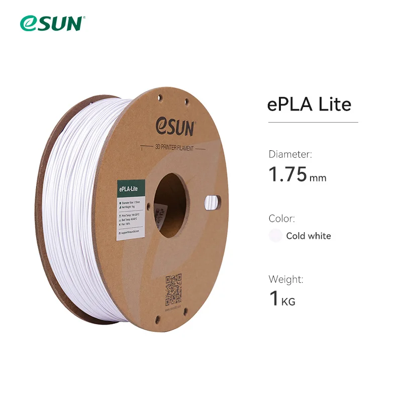 ESUN Snelprintend PLA Filament voor 3D-printer 1,75 mm 3D-printerfilament 1 kg (2,2 lbs) spoel 3D Verbeterd PLA voor Bambu Lab
