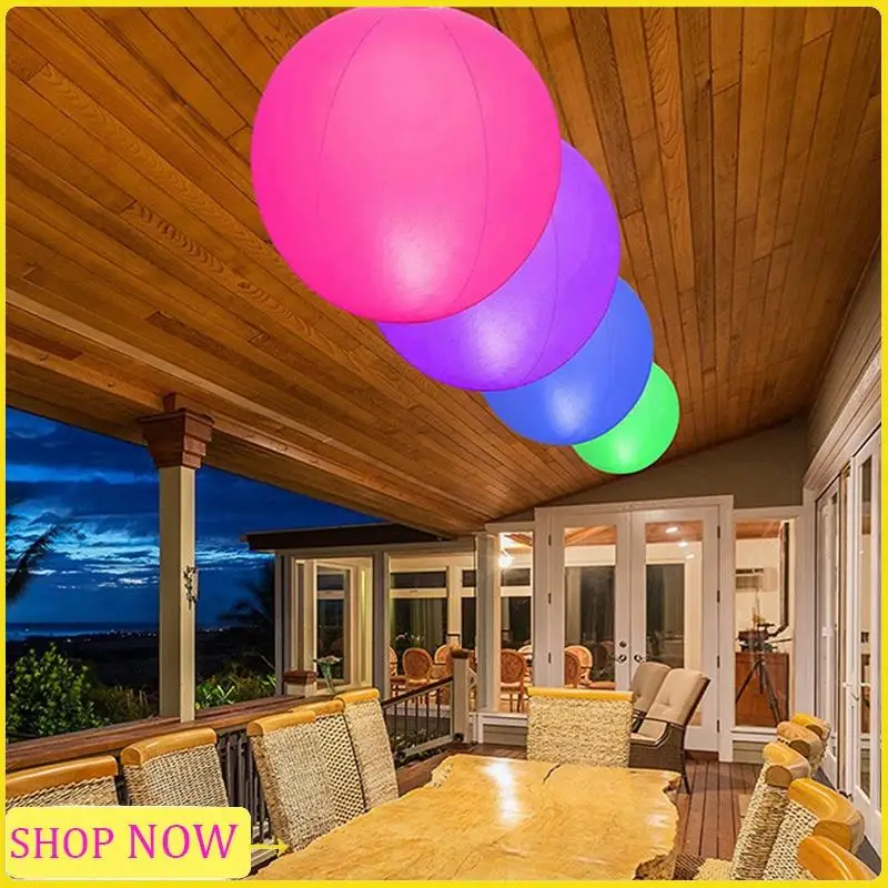 

Especial Floating Pool Light Inflatable Remote Control-Solar LED Glow Ball IP68