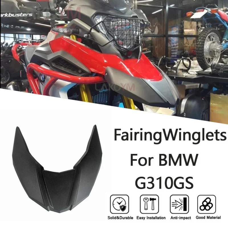 ApplicableBMW G310GS 2017-2021Modified Beak Spoiler Shark Fin Inlet Wing Lower Lip Broken Wind Knife