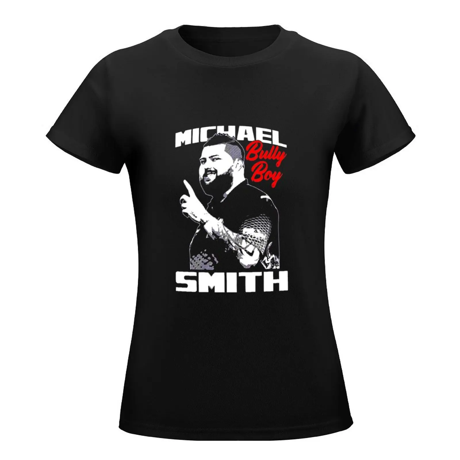 Michael Smith Darts Player T-Shirt animal print shirt for girls Short sleeve tee shirts graphic tees funny Woman T-shirts