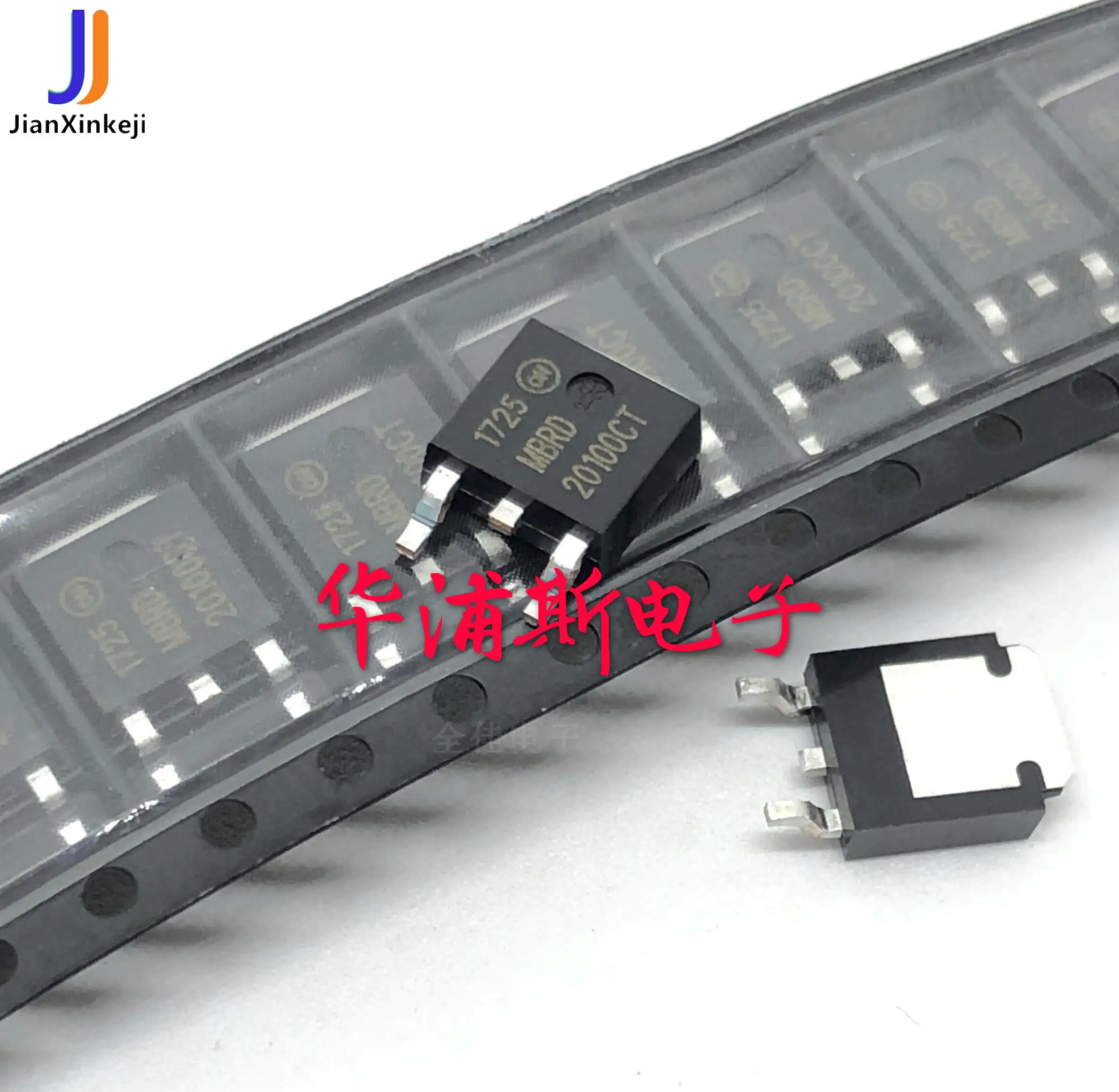 20 pces 100% original novo mbrd20100ct schottky diodo 20a 100v smd to252 20100ct ponto