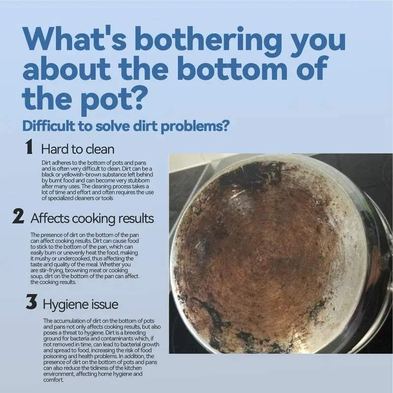 Pot Bottom Cleaner Kitchen Pots And Pan Cookware Oil Stain Cleaner Kitchen Pots And Pan Cookware Oil Stain Cleaner 150ml