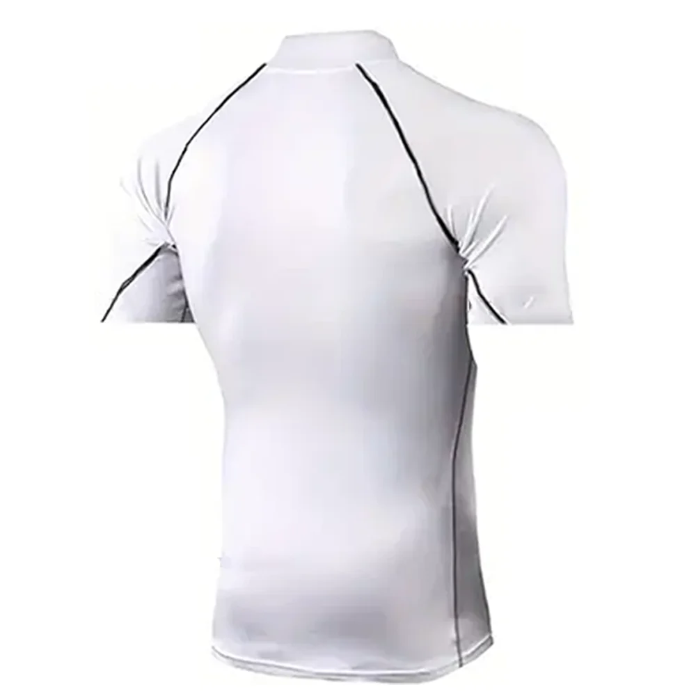Men Sport T-shirt Quick Dry Bodybuilding Running Shirt Short Sleeve Compression Top Gym T Shirt Men Fitness Tight Rashgard