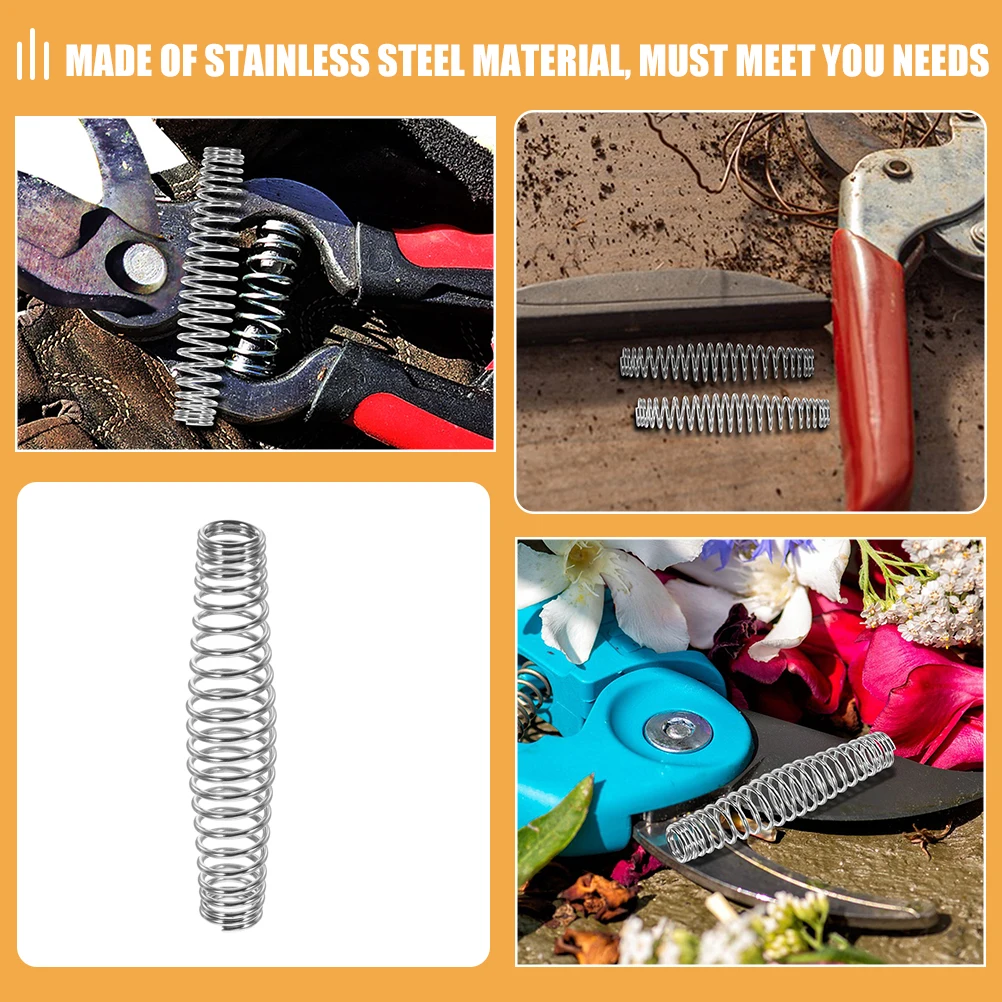 

10pcs Garden Spring Hand Pruner Replacement Stainless Steel Trimmer Scissors Replacement Part Pruning Tools Accessories