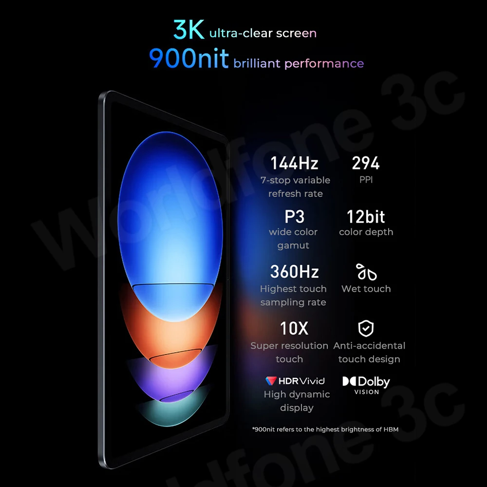 Xiaomi Mi Pad 6 S Pro 12.4 Snapdragon 8 Gen2 12.4-Inch 3K 144Hz Scherm 10000Mah 120W Snel Opladen Hyperos Systeem Stereo 6 Speakers