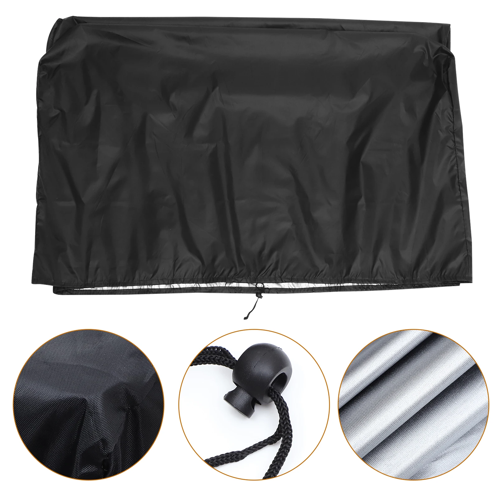 غطاء كرسي مقاوم للماء من قماش أكسفورد قابل للطي في الهواء الطلق فناء حديقة أثاث حامي غطاء مقاوم للشمس والغبار #3