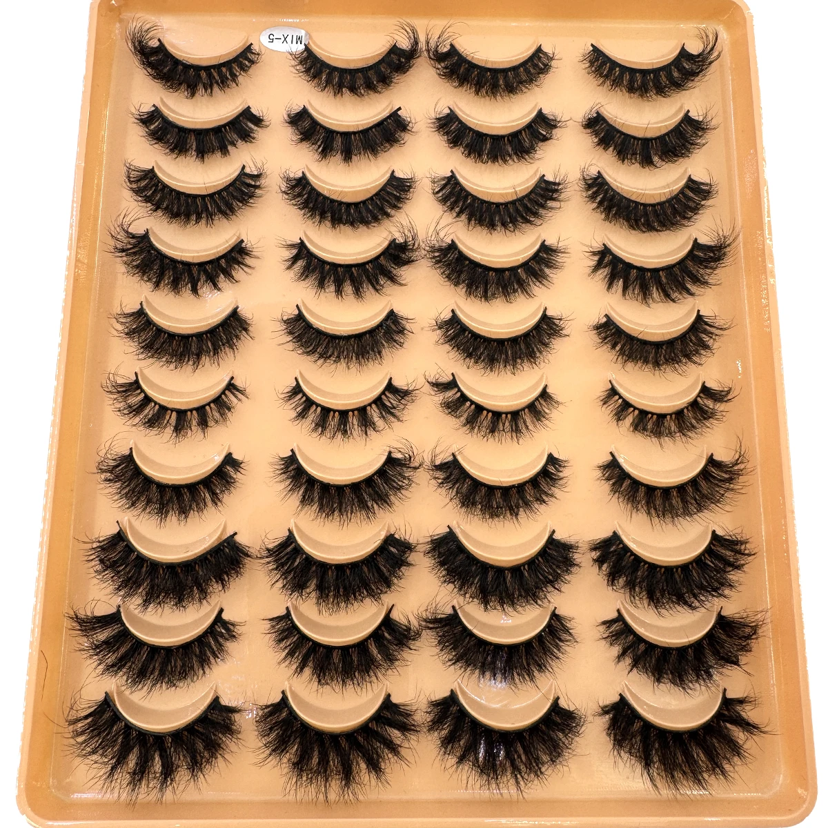 Neue 20 Paar Natürliche Lange Mix-Styles Nerz-Falsche Wimpern, Künstliche Wimpern, Make-up-Set, Nerz-Wimpernverlängerung, Kurze Wimpern – Detail 5