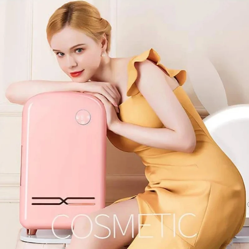 12L Mini Beauty Makeup Refrigerator Cosmetics and Skincare Cooler Portable Constant Temperature Mask Freezer Household Appliance