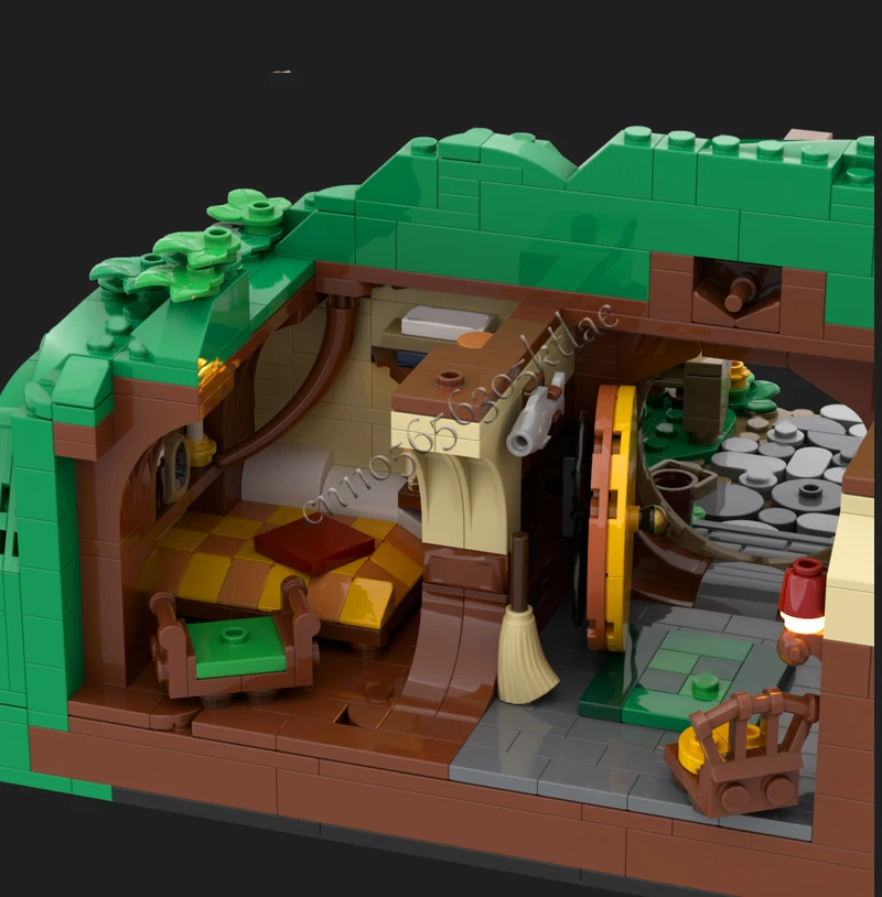 1951 Elementów Kreatywny Model Ulicy z Ogrodami MOC Klocki Konstrukcyjne Model Ulicy Zabawki do Składania dla Dzieci Prezenty