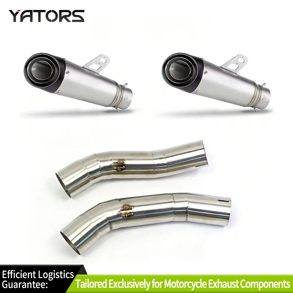 Exhaust Systems For Yamaha R1 04-06 YZF-R1 YZFR1 Motorcycle Exhaust Mid Link Pipe 51mm Muffler Exhausts Pipes