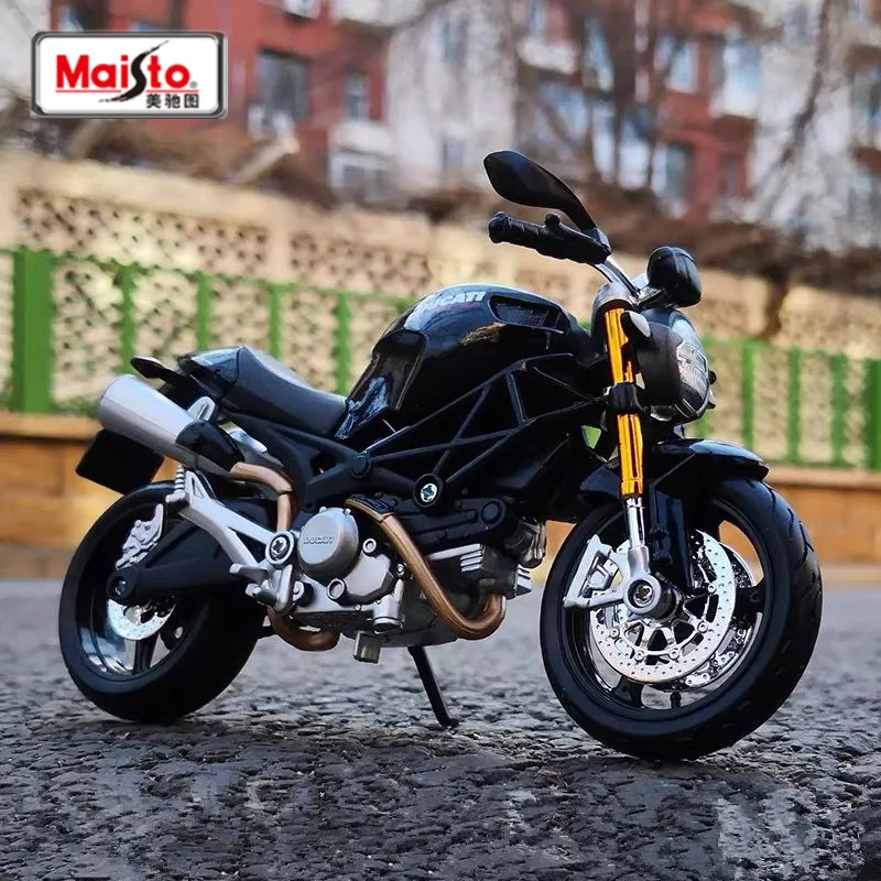 Maisto 1:12 Ducati Monster 696 Alloy Racing Motorcycle Model Diecast Metal Street Motorcycle Model Collection Childrens Toy Gift