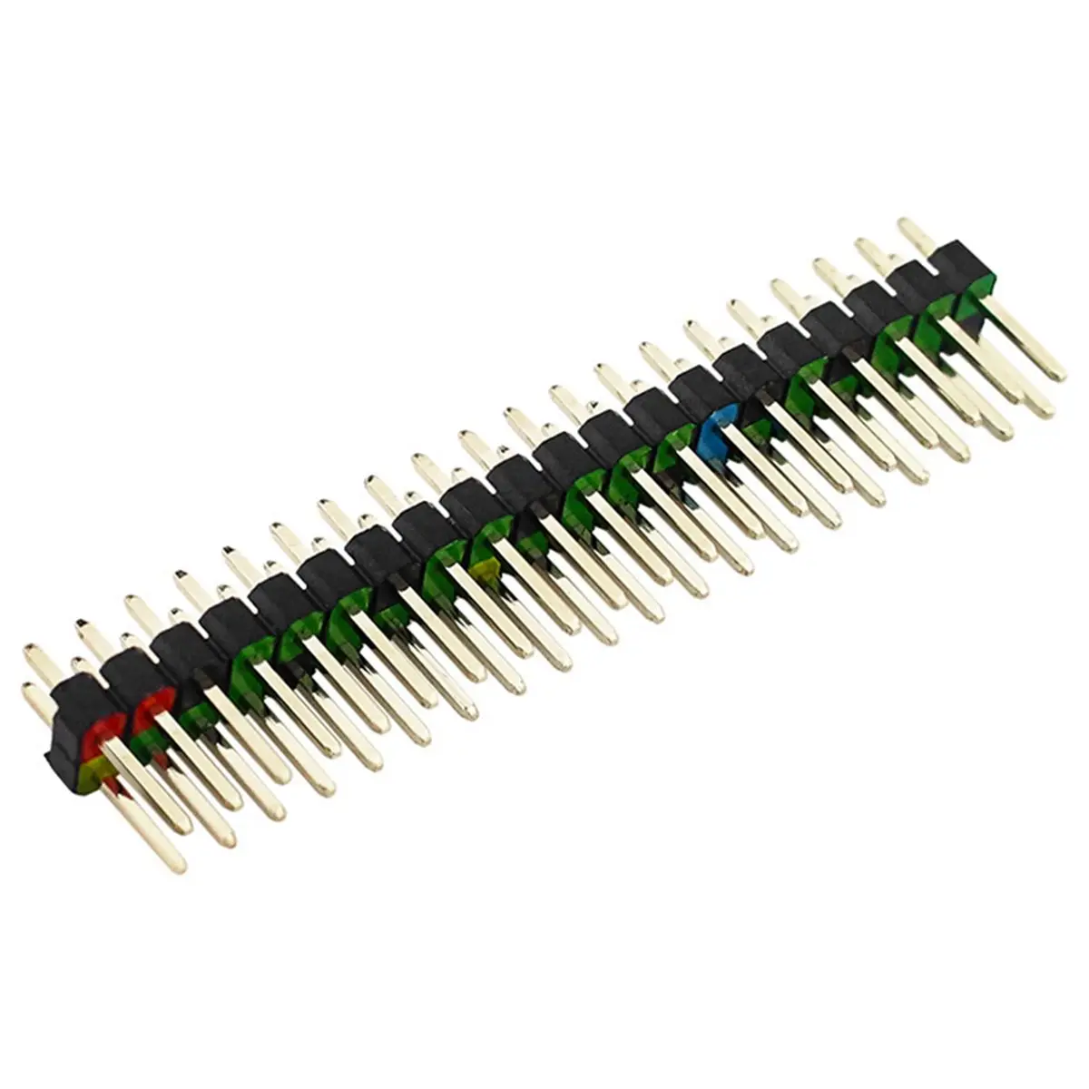 update. 20 Pcs 2x 20 Pin Male GPIO Header for Raspberry Pi Zero Double Row 20 Pin Male Pin GPIO Connector Stacking Header Extend