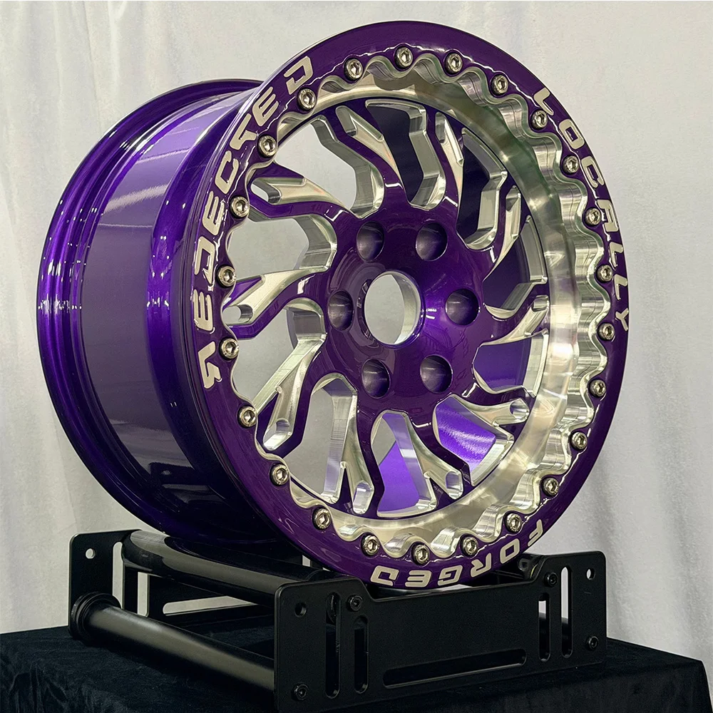 

Премиальные кованые моноблочные диски с настоящим бедлоком 6x139.7 мм 6x55 дюймов для Ford Bronco / Toyota Tacoma / 4Runner, 17-20 дюймов