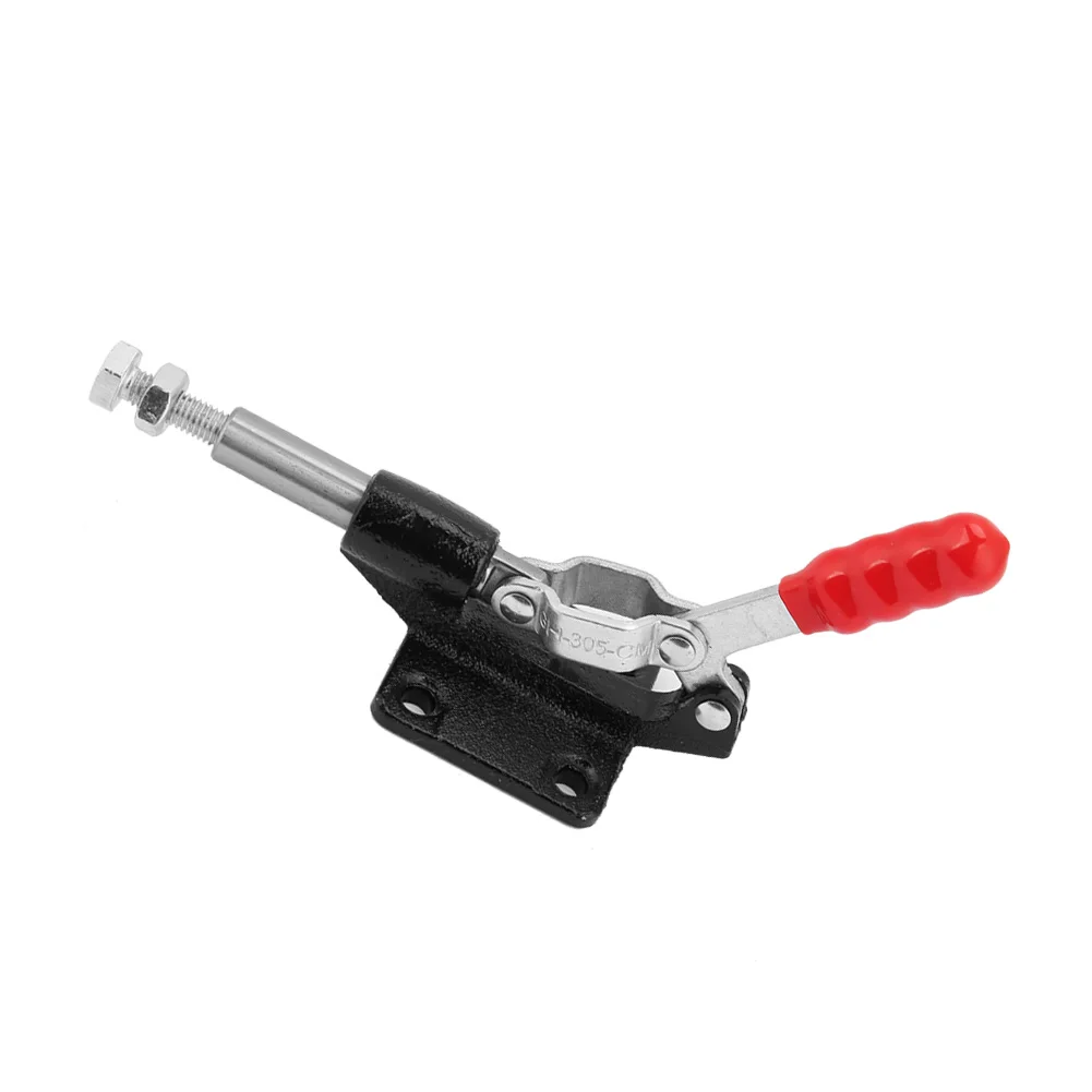 Vertical Toggle Clamp Iron Galvanized Quick Fixed Toggle Clamp Holding  Push Pull Action Hand Tool Fixation Toggle Clamp