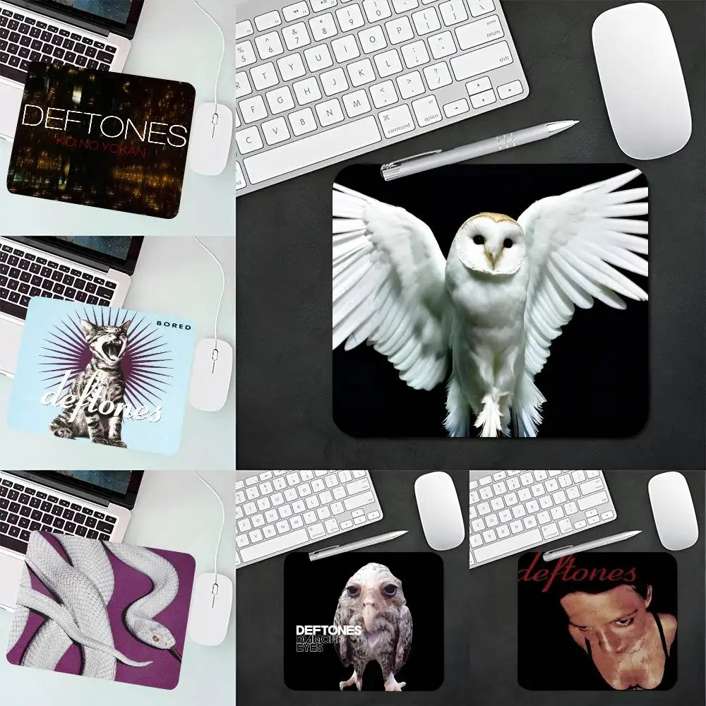 

1pc D-Deftones Private Music Diamond Eyes Small Mousepad Keyboard Pad Laptop Cushion Non-slip Deskpad