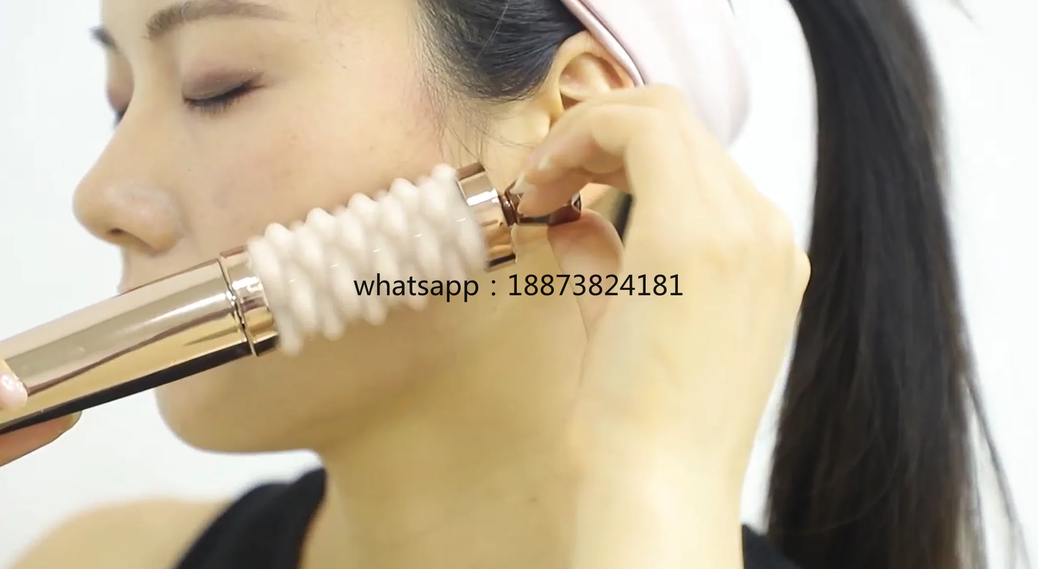 اتجاهات جديدة جهاز تجميل لشد الوجه جهاز تجميل لشد الوجه مدلك الوجه والرقبة أسطوانة تدليك الوجه والشحن السريع #1