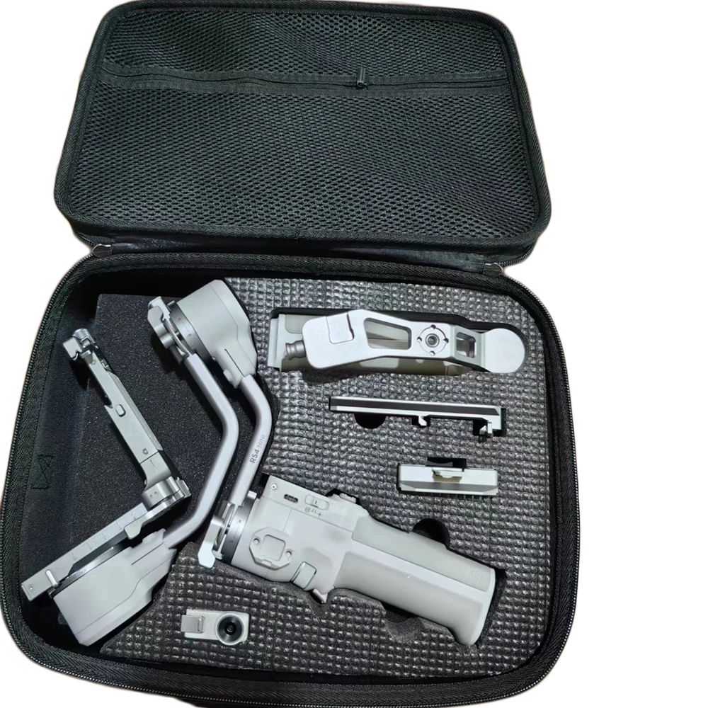 حقيبة حمل لـ DJI RS 4 حقيبة تخزين صغيرة محمولة لـ DJI Ronin RS 4 ملحقات مثبت Gimbal الصغيرة