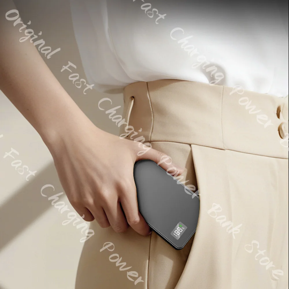 مصدر طاقة مغناطيسي لاسلكي معدني رفيع للغاية بقدرة 30000 مللي أمبير في الساعة يدعم شحن PD25W مناسب لهاتف Samsung IPhone