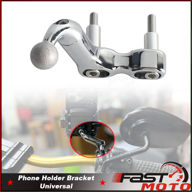 Universal Handlebar Mount Phone Carrier Stand Cellphone Holder Bracket For Harley Touring Sportster 883 1200 Dyna Softail V-Rod