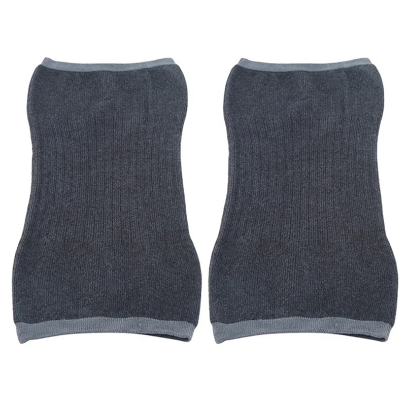 

T82C Hot Sale-2 Pair Cashmere Knee Braces Supports Leg Warmer Winter Warm Thermal Cycling Ski Knee Brace Pad Thicken Knee Pads,G