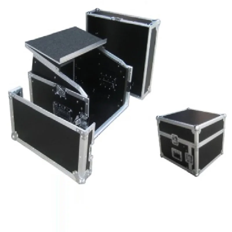 Professional 16U flight case rack for amplifier