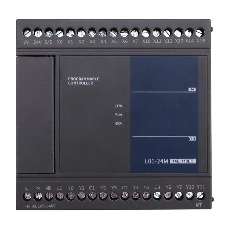 @@AB07 Hot Use L01S-24MT 12 Input 12 Output Programmable Logic Controller For Industrial Factory Workshops