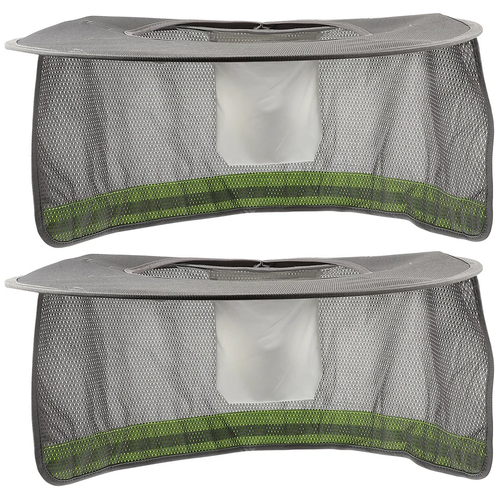 

2pcs Wide Brim Hard Covers Construction Hat Sun Shade Neck Protector Visor For Outdoor Work Gardening Biking Hard Hat