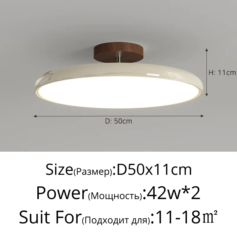 Nordic LED Slaapkamer Plafondlamp Dimbare Ronde Plafondlamp Voor Woonkamer Keuken Home Decor Kleurrijke Plafondgemonteerde Verlichting