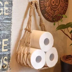 Suporte De Papel Higiênico Natural, Armazenamento De Rolos, Suportes De Toalha De Papel, Organizador De Livros, Acessórios De Banheiro, Cesta De Cozinha