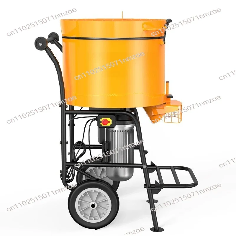 Portable Forced Action Screed Mixer 120L Electric Pan Mixer Durable Concrete Mixer