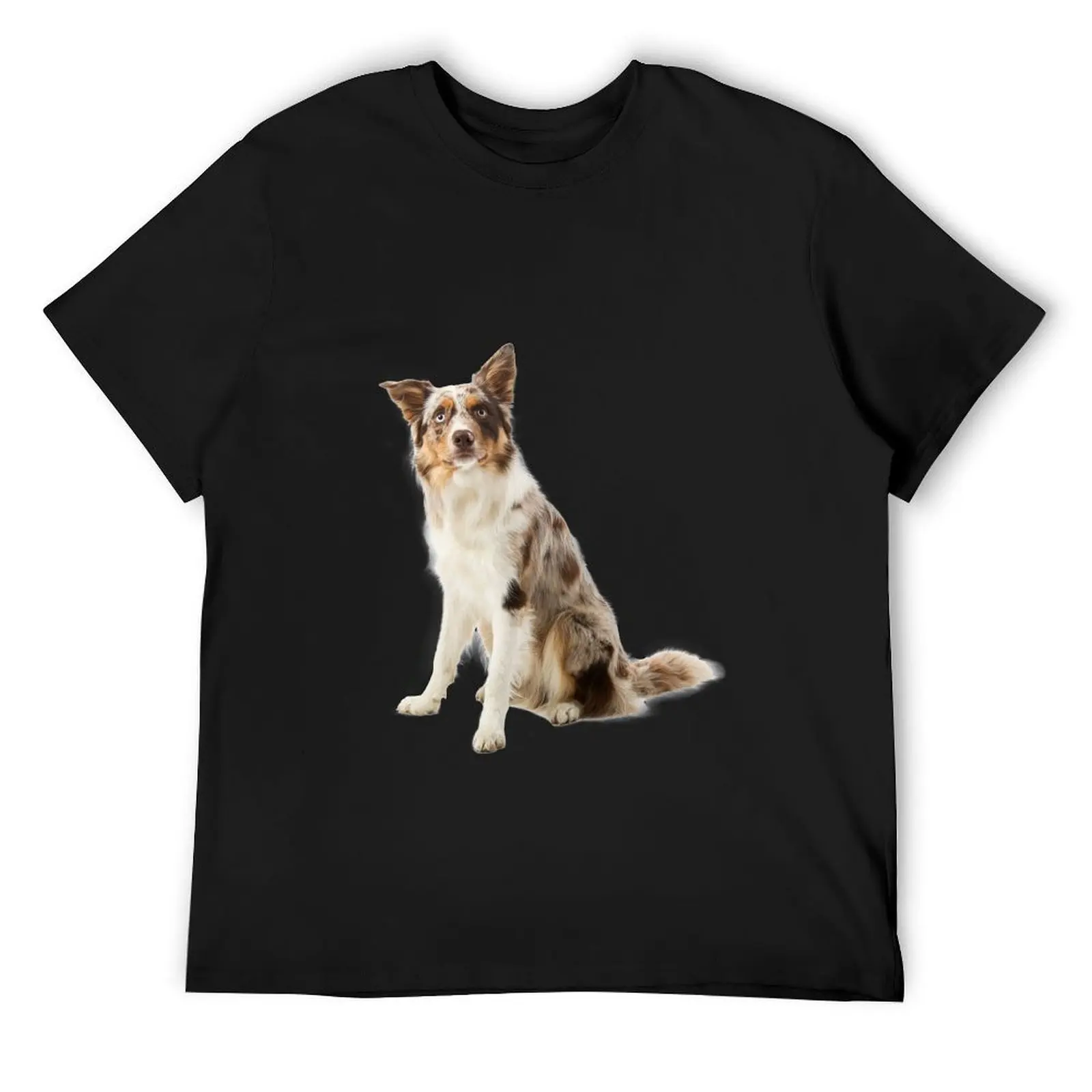 Border collie Indie T-Shirt anime clothes cute tops sublime boys animal print mens t shirts