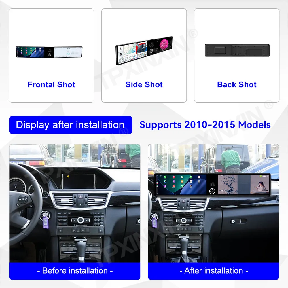 12.3 Android 13 For Benz E 2010~2015 Multimedia GPS Navigation Car Radio Stereo Receiver Wireless Carplay Mirror Link Head Unit