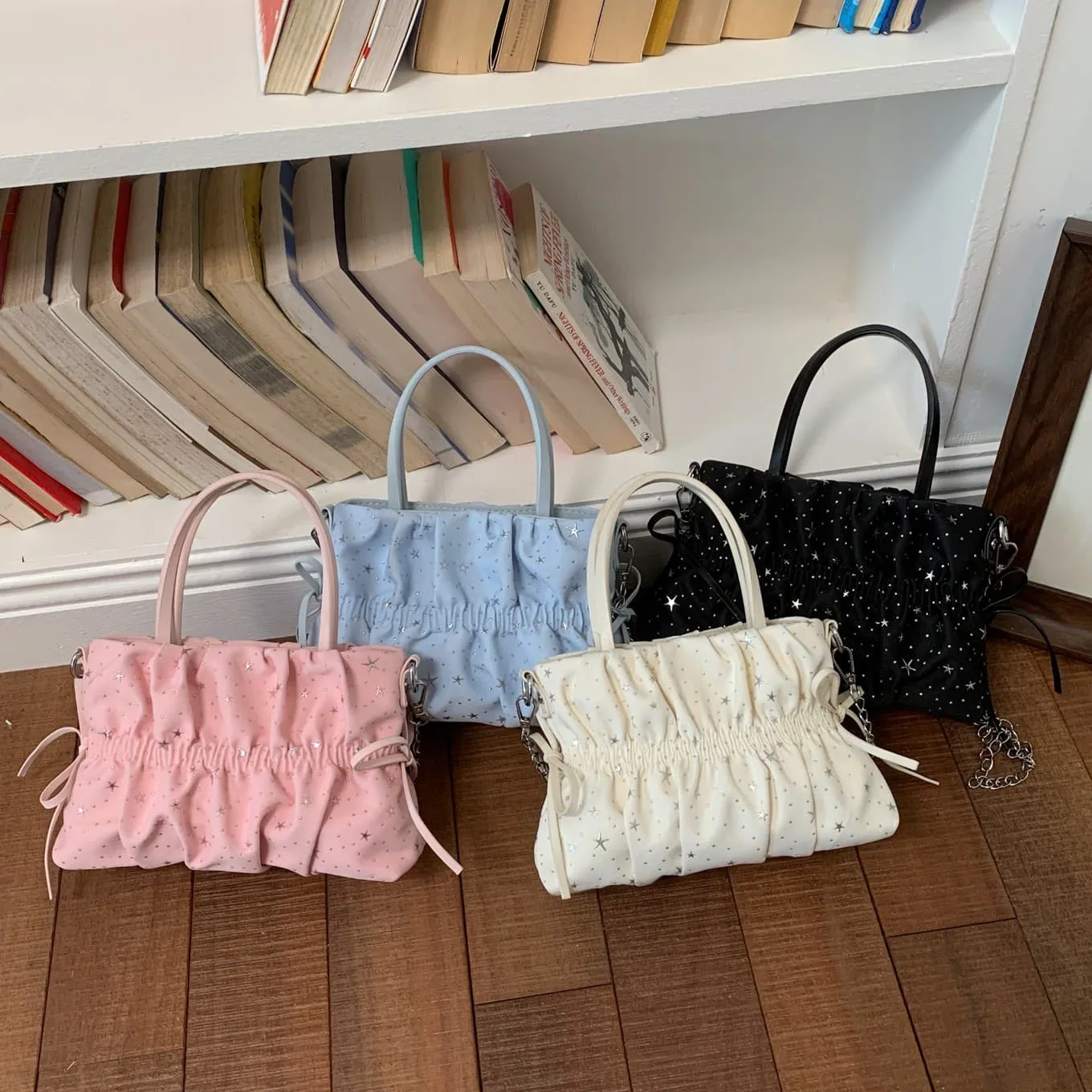 おしゃれな折りたたみハンドバッグ-レディース-クロスボディバッグ-シングルショルダーバッグ-多用途-高級感-春夏新作