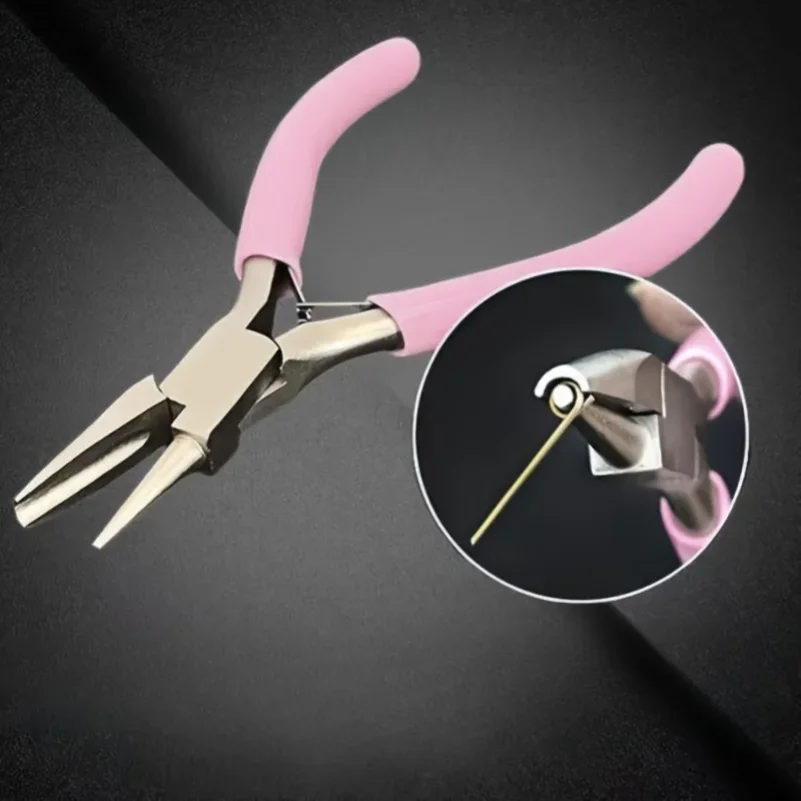 

1pc Mini Wire Winding Pliers Half Groove Half Round Nose Tool Pliers DIY Hand Tools