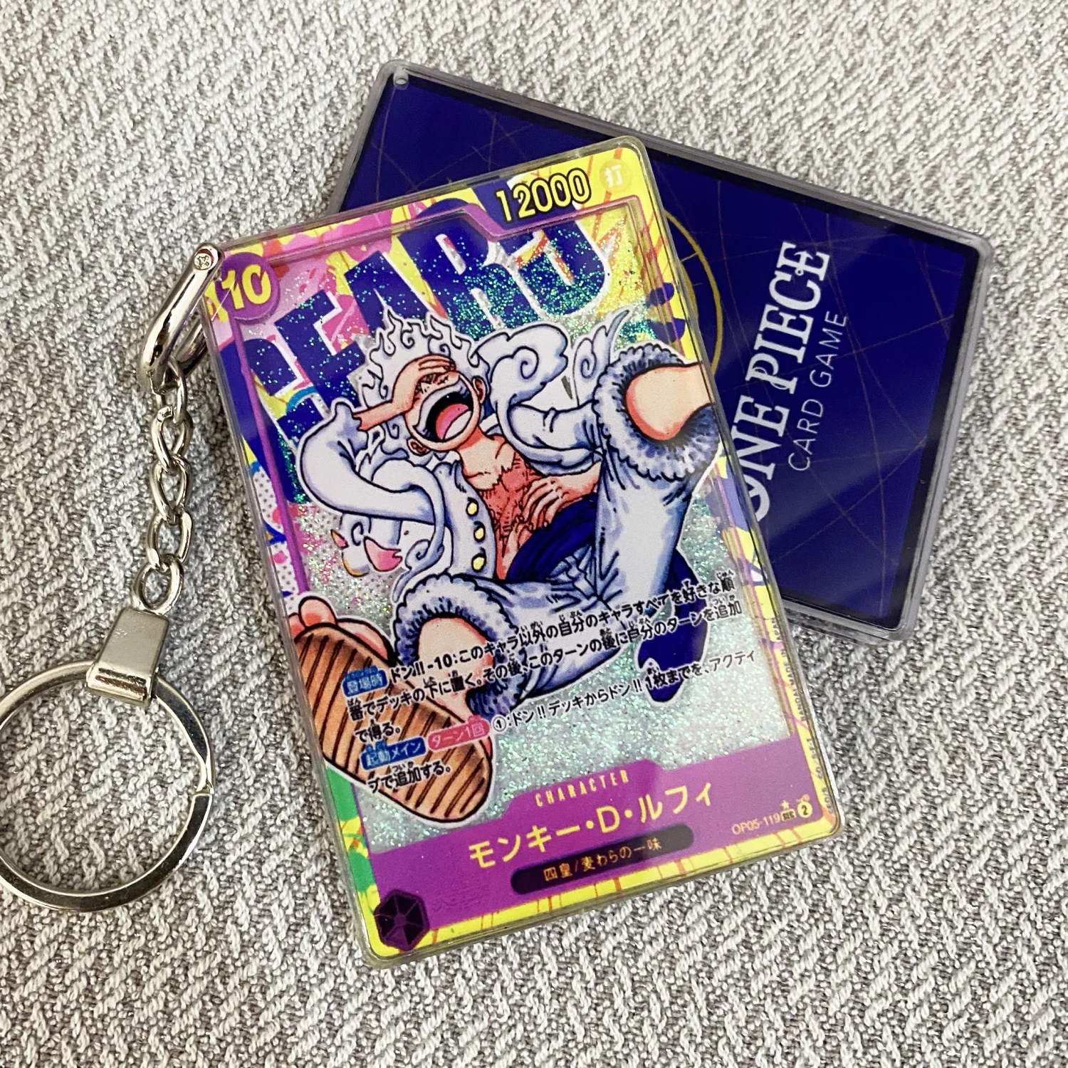 

Самодельный брелок-подвеска с коллекционными картами One Piece (Луффи, Нами, Зоро, Санджи) с эффектом зыбучих песков, OPCG, подарок, игрушка